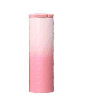 starbucks stainless cylinder tumbler pink สีชมพู