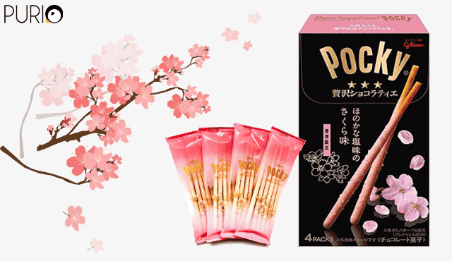 Pocky Luxury Chocolatier Sakura Cherry Blossom Flavour Limited Edition