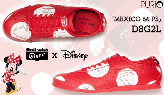 Onitsuka Tiger ＆ Disney「MEXICO 66 PS」สีแดง (Dots)