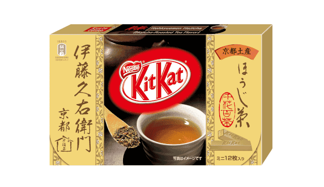 Nestle KITKAT Mini Itohkyuemon Roasted Tea เนสท์เล่คิตแคตมินิ รสชาเขียวคั่วโฮจิฉะ