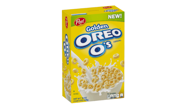 Post Golden Oreo O's Breakfast Cereal, Oreo Cookie, 19 Oz