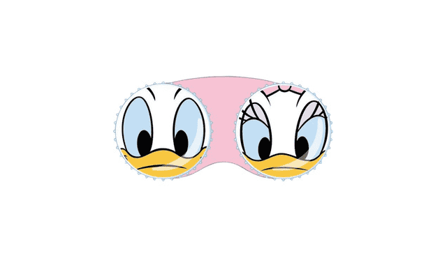ＳＨＯ－ＢＩตลับใส่คอนแทคเลนส์ลาย Donald & Daisy
