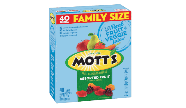 Mott's Medleys Fruit Snacks Family Size 40 Pouches 0.8 oz Each