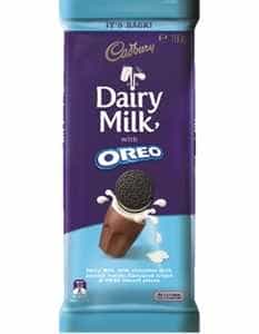 Cadbury Dairy Milk Oreo Vanilla Chocolate  180g (แพ็ค4)