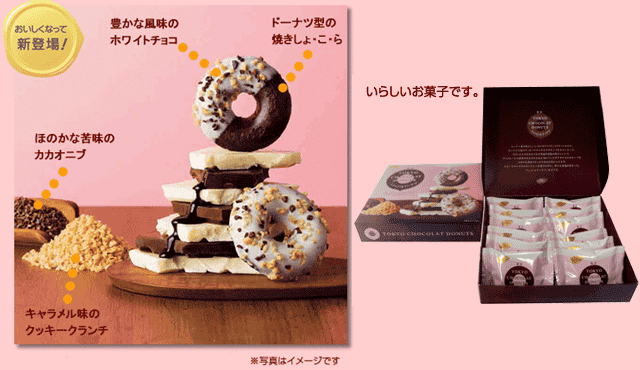Tokyo Chocolat Donuts โดนัทจิ๋วรสช็อกโก้เคลือบไวท์ช็อกโกแลต 18 ชิ้น