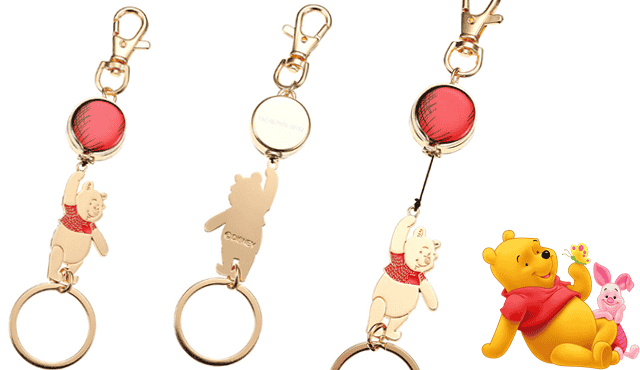 Winnie The Pooh「Goodbye Christopher Robin」Key Chain Reel พวงกุญแจมีสายยืดได้