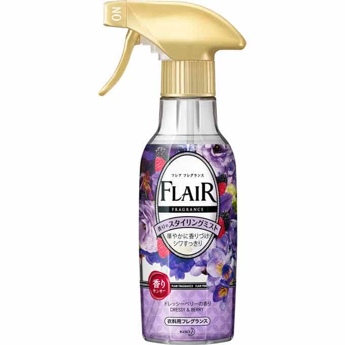 Flair Fragrance สเปรย์ฉีดผ้าเรียบ เรียบง่ายไม่ต้องรีด กลิ่นDRESSY & BERRY 270 ml.