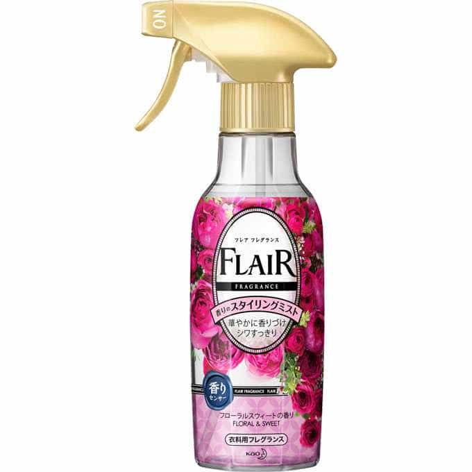 Flair Fragrance สเปรย์ฉีดผ้าเรียบ เรียบง่ายไม่ต้องรีด กลิ่นFLORA & SWEET 270 ml.