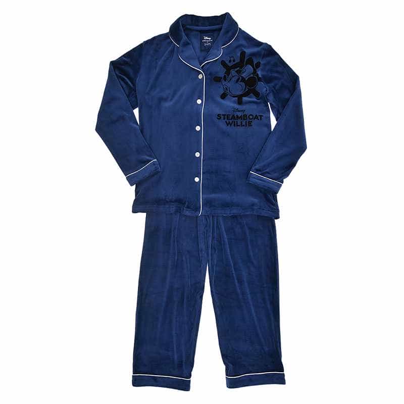 [SHIPS] Mickey long-sleeved pajamas Steamboat Willie