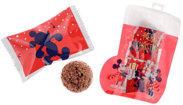Crunchy Chocolate Mickey & Minny Christmas ครั้นชี่ช็อกโกแลต 8 ชิ้น