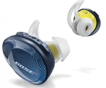 BOSE SoundSport Free Wireless Headphones MidnightBlue With YellowCitron